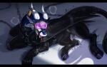 azmerond bdsm bit_gag bodily_fluids bondage bondage_gear bondage_gloves boots bound chain chastity_cage chastity_device clothing digital_drawing_(artwork) digital_media_(artwork) dragon drooling feral footwear gag genital_fluids handwear hi_res hoof_boots hoof_gloves horn hypnosis hypnotic_visor latex latex_clothing latex_skinsuit luterre lying male mind_control mythological_creature mythological_scalie mythology petplay ponyplay precum quadruped roleplay saliva saliva_string scalie shoes skinsuit solo tight_clothing wings_tied
