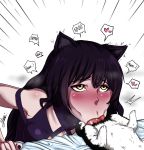  :&gt;= animal_humanoid balls bestiality black_hair blake_belladonna canine cat_humanoid clothed clothing deep_throat digital_media_(artwork) dog duo erection faunus feline fellatio female feral fur hair humanoid humanoid_focus humanoid_on_feral interspecies male male/female male_penetrating mammal moshimashi oral oral_penetration penetration penis rwby sex solo_focus yellow_eyes zwei 