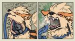 absurd_res arcanine arkailart bodily_fluids burping burping_up_object canid canine collar dripping duo fangs generation_1_pokemon generic_character hi_res human internal internal_oral leash leash_in_mouth leash_in_own_mouth leashed_collar mammal mouth_shot neck_bulge nintendo object_in_mouth open_mouth oral_vore pokemon pokemon_(species) saliva saliva_drip saliva_on_face sequence size_difference steamy_breath swallowing swallowing_sound_effect teeth vore