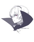  1boy closed_mouth commentary_request fire_emblem fire_emblem_fates hairband highres leo_(fire_emblem_fates) looking_at_viewer male_focus nknaxs popped_collar portrait red_eyes rope short_hair 
