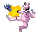  2018 animatronic anthro bear bow_tie crowned_neko digital_media_(artwork) five_nights_at_freddy&#039;s funtime_freddy_(fnafsl) hat lagomorph machine mammal puppet_bonnie_(fnafsl) rabbit robot video_games 