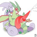  antennae big_penis cum cumshot dragon duo ejaculation erection flygon frottage goodra green_eyes huge_penis male male/male nintendo orgasm penis penisjob pink_penis pink_tongue pok&eacute;mon pok&eacute;mon_(species) precum prehensile_penis red_penis scalie sex simple_background tapering_penis tongue tongue_out video_games white_background xylas 