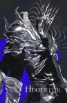  1other armor cape character_name commentary diee0312 elden_ring elden_ring_nightreign extra_arms full_armor gauntlets great_rune_(elden_ring) helmet heolstor_the_nightlord shoulder_armor solo spiked_helmet 
