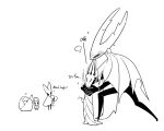 2025 2_horns 4_horns 5:4 ambiguous_gender anthro arthropod asphyxiation bite black_body black_eyes blush blush_lines bottle bottomless bottomless_anthro breath bubble chinese_text choking cloak clothed clothing container daughter_(lore) digital_media_(artwork) drinking drinking_alcohol drinking_straw drunk english_text father_(lore) father_and_child_(lore) father_and_daughter_(lore) female_(lore) group half_sister_(lore) hand_on_neck holding_bottle holding_container holding_object hollow_knight_(character) hollow_knight_(franchise) horn hornet_(hollow_knight) insect line_art male_(lore) monochrome monz_tw motion_lines multi_horn neck_grab nonbinary_(lore) pale_king_(hollow_knight) parent_(lore) parent_and_child_(lore) parent_and_daughter_(lore) pure_vessel_(hollow_knight) robe sibling_(lore) simple_background size_difference standing substance_intoxication sucking team_cherry text the_knight_(hollow_knight) translation_request vessel_(species) wave white_background white_body white_cloak white_clothing white_head white_robe