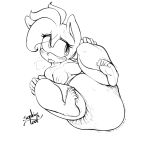 anthro barefoot bent_legs blush breasts breath clothed clothing diaper diaper_only eulipotyphlan eyelashes fan_character feces feet female hair hands_on_legs hands_on_own_legs hedgehog hi_res lying mammal monochrome motion_lines nipples on_back open_mouth pooping sega signature simple_background soiled_diaper soiling soiling_diaper solo sonic_the_hedgehog_(series) sophie_(argento) sophiepoof tongue tongue_out topless unclean_diaper used_diaper using_diaper wearing_diaper