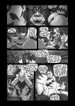 4_arms absurd_res after_sex aftermath antennae_(anatomy) anthro anus arthropod arthropod_abdomen back_wings bee big_breasts big_butt black_and_white breasts butt carrying_another comic crown dialogue english_text fart fart_cloud fart_fetish farting_female farting_male female female_carrying_male female_farting gassy group harness harness_only headgear heather_(soomir) hectar_(soomir) hi_res hive huge_breasts huge_butt hymenopteran insect insect_wings male male_farting mandibles monochrome multi_arm multi_limb multiple_scenes nude nude_anthro nude_female nude_male queen_bee sleeping soomir speech_bubble stinger stinger_tail tail tall_female text tiara wings wiping_butt