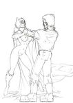  barbara_gordon batgirl dc frankenstein frankenstein&#039;s_monster 