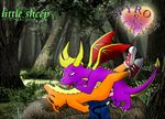  crash_bandicoot crossover little_sheep spyro_the_dragon tagme 