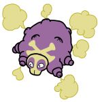  2017 alternate_species ambiguous_gender arachnid arthropod black_eyes bugdex digital_drawing_(artwork) digital_media_(artwork) eye_markings fak&eacute;mon featureless_feet feral floating front_view full-length_portrait gas koffing mandibles markings nintendo poison_gas pok&eacute;mon pok&eacute;mon_(species) portrait purple_body purple_markings quadruped ricky_hoffman simple_background skull_and_crossbones solo suspended_in_midair tan_body toony two_tone_body vent video_games white_background 