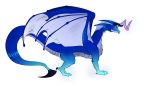  blue_skin bluthel_(youmadsin) claws dragon feral horn lightning scalie western_dragon wings youmadsin 