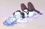 2018 armwear bed big_breasts big_lips blizzard_entertainment blue_eyes blue_hair blue_lips blue_skin bra breasts cleavage clothed clothing cloven_hooves draenei female garter_straps gloves gold_(metal) hair hi_res hooves horn humanoid jewelry legwear lingerie lips long_hair long_tail looking_at_viewer lying navel on_back on_bed panties solo stockings tail_ring thigh_highs underwear video_games voluptuous warcraft wide_hips zepht7 