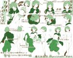  absurdres angry antennae baggy_pants cape commentary_request crying crying_with_eyes_open embarrassed expressions green happy highres hiyuu_(flying_bear) long_sleeves monochrome nude pants shirt short_hair solo tears touhou translation_request underwear wings wriggle_nightbug 