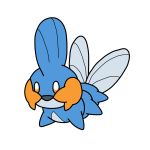  alternate_species ambiguous_gender arthropod bugdex digital_drawing_(artwork) digital_media_(artwork) fak&eacute;mon fin front_view full-length_portrait insect mandibles mudkip nintendo pok&eacute;mon pok&eacute;mon_(species) portrait ricky_hoffman simple_background solo video_games 