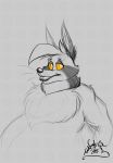 belly big_lower_lip bust_(disambiguation) canine chest_tuft conditional_dnp invalid_background invalid_tag kuhntee lips long_ears mammal sketch tanookicatoon tanookicatoon(artist) tanuki tuft watermark 