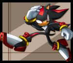  anthro clothing gloves hedgehog male mammal sasisage shadow_the_hedgehog solo sonic_(series) video_games 