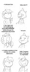  comic dialogue english_text eyes_closed human humor lizard mammal monochrome monster_kid potoobrigham protagonist_(undertale) reptile scalie text undertale video_games 