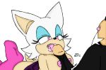  &lt;3 2018 ahegao anthro bat breasts butt clothing digital_media_(artwork) fellatio female fur hair hedgehog licking looking_pleasured mammal mostly_nude nipples nude oral rouge_the_bat sex shadow_the_hedgehog simple_background skybeatz smile sonic_(series) tongue tongue_out video_games 