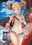  :o abigail_williams_(fate/grand_order) bangs bare_shoulders bikini bikini_lift bikini_pull black_bikini black_bow black_umbrella blonde_hair blue_eyes blue_sky blush bow breasts cloud cloudy_sky collarbone commentary_request cover cover_page day double_bun doujin_cover emerald_float eyebrows_visible_through_hair fate/grand_order fate_(series) groin hair_bow head_tilt holding holding_umbrella lavinia_whateley_(fate/grand_order) lifted_by_self long_hair looking_at_viewer multiple_girls navel nipples orange_bow outdoors parted_bangs parted_lips polka_dot polka_dot_bow pulled_by_self pussy_juice shirosuzu side_bun sidelocks sky small_breasts solo_focus stone swimsuit translation_request tree umbrella very_long_hair 