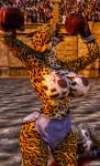  3d_(artwork) battle boxing colosseum daz3d death digital_media_(artwork) feline fight gladiator gladiatrix isisazza leopard mammal roman snow_leopard sport 