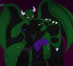  animal_genitalia anthro anus barazoku big_nipples black_scales butt cel_shading claws domination dragon feet feet_paws green_scales hi_res horn leash looking_at_viewer male muscular nipples pawpads paws penis precum purple_anus purple_nipples purple_penis red_eyes remiraccoon reptile scales scalie sheath sitting sitting_in_chair slit wings 