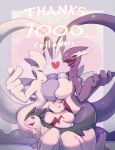  &lt;3 2018 anthro big_breasts blush breasts female fur legendary_pok&eacute;mon looking_at_viewer lugia mammal nintendo nude pok&eacute;mon pok&eacute;mon_(species) shadow_lugia shadow_pok&eacute;mon smile text typhlosion video_games white_fur whooo-ya zangoose 