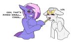  2018 absurd_res alpha_channel ambiguous_gender berry_frost dialogue digital_media_(artwork) duo earth_pony english_text equine fan_character freckles fur hair hi_res horse looking_at_viewer mammal multicolored_hair my_little_pony open_mouth pony semi-anthro simple_background text transparent_background whisperfoot 