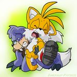  archie_comics canine cum cumshot duo emerald-physics emerald_physics eyewear fox gay glasses interspecies involved_expression male mammal miles_prower orgasm penis plain_background rotor_the_walrus sega sex sonic_(series) sonic_team tails walrus white_background 