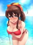  bikini breast_hold cleavage ldl_(bcw1025) satake_minako swimsuits the_idolm@ster the_idolm@ster_million_live! wet 