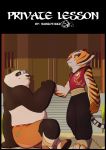  bear comic feline hand_holding kung_fu_panda mammal master_tigress panda po sabrotiger tiger 
