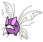  2017 2_fingers 2_toes 4_wings alternate_species ambiguous_gender arthropod biped bugdex crobat digital_drawing_(artwork) digital_media_(artwork) eyeless fak&eacute;mon feral flying front_view frown full-length_portrait insect insect_wings motion_lines multi_wing nintendo pok&eacute;mon pok&eacute;mon_(species) portrait purple_body ricky_hoffman simple_background solo suspended_in_midair toes toony video_games white_background wings 