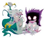  2018 3_fingers all_fours anthro anthrofied areola balls big_breasts big_butt big_penis blush breast_grab breasts butt clothing cum cum_between_breasts cum_on_breasts cum_on_penis cumshot digital_media_(artwork) ejaculation erection female foursome gardevoir gengar green_hair grin group group_sex hair hair_over_eye half-closed_eyes hand_on_breast hand_on_butt huge_breasts huge_butt huge_penis larger_female legwear licking lipstick looking_pleasured makeup male male/female nintendo nipples nude open_mouth oral orgasm penis pok&eacute;mon pok&eacute;mon_(species) pok&eacute;morph red_eyes saliva serperior sex short_hair simple_background size_difference slb smaller_male smeargle smile teeth thigh_highs titfuck tongue tongue_out vein veiny_penis video_games voluptuous white_background wide_hips 