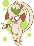  2018 ambiguous_gender canine holding_tail ineedanaccount mammal multicolored_tail nintendo pok&eacute;mon pok&eacute;mon_(species) smeargle tongue tongue_out video_games 