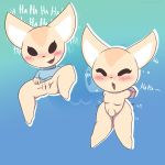  aggressive_retsuko digital_media_(artwork) female fenneko fur laugh penetration pussy simple_background smile superbinario vaginal vaginal_penetration 