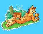  bandicoot butt clothing crash_bandicoot crash_bandicoot_(series) fur male mammal marsupial nude solo videgame video_games 