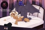  ) 2018 anthro bed big_breasts breasts butt chapaevv cum digital_media_(artwork) duo equine fan_character female hair hi_res horn lying male male/female mammal my_little_pony nipples nude on_bed penetration pillow sex smile text unicorn vaginal vaginal_penetration wings 