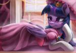  2018 absurd_res angry blush clothed clothing cosplay costume crossover crown cute dress equine eyebrows eyelashes feathered_wings feathers female feral friendship_is_magic frown fully_clothed hair hi_res hooves horn inside legwear lying mammal mario_bros multicolored_hair my_little_pony nintendo portrait princess_peach purple_eyes purple_feathers solo stockings twilight_sparkle_(mlp) umbrella unamused vanillaghosties video_games winged_unicorn wings 