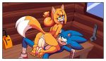  absurd_res ahegao anthro anus big_penis blonde_hair blue_eyes blue_fur breasts canine clothing colored detailed_background dipstick_tail dreamcastzx1 duo edit feet_on_balls female footwear fox fur gloves green_eyes hair hedgehog hi_res huge_penis looking_pleasured male male/female mammal mostly_nude multicolored_tail nipples nude open_mouth penetration penis pussy r!p sex shoes small_breasts smile sonic_(series) sonic_boom sonic_the_hedgehog table vaginal vaginal_penetration video_games white_fur workshop yellow_fur zooey_the_fox 
