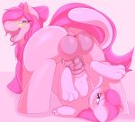 2018 abdominal_bulge balls camychan digital_media_(artwork) duo equine eyewear fan_character female feral glasses hair hair_bow hair_ribbon hi_res legendary_pok&eacute;mon long_hair male male/female mammal mew my_little_pony nintendo open_mouth penetration penis pink_hair pok&eacute;mon pok&eacute;mon_(species) pussy ribbons tongue tongue_out vaginal vaginal_penetration video_games 