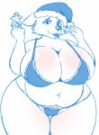  anthro big_breasts breasts canine clothing female huge_breasts huge_hips mammal monochrome slightly_chubby solo thick_thighs underwear voluptuous wide_hips zoidberg656art 
