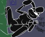  2018 animatronic bombay_(artist) breasts butt cum cum_on_face female five_nights_at_freddy&#039;s five_nights_at_freddy&#039;s_2 lagomorph machine male male/female mammal pussy rabbit robot shadow shadow_bonnie_(fnaf) video_games 