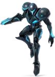  arm_cannon armor dark_persona dark_samus full_armor full_body glowing helmet highres metroid metroid_prime no_humans pauldrons power_armor skeletal_hand solo super_smash_bros. super_smash_bros._ultimate transparent_background veins visor_(armor) weapon 