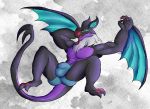  anthro bulge claws daikuhiroshiama lying male nintendo noivern pok&eacute;mon pok&eacute;mon_(species) presenting solo spread_legs spreading video_games wings 