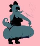  bea_(nitw) big_butt butt crocodile crocodilian crouching female goth night_in_the_woods ota_(artist) reptile scalie 