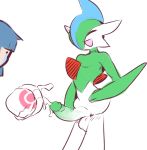  clothing cum cum_on_clothing cumshot ejaculation erection gallade hat humanoid improvised_sex_toy male masturbation nintendo orgasm penile_masturbation penis plantpenetrator pok&eacute;mon pok&eacute;mon_(species) tears video_games 