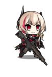  &gt;_&lt; :d animated animated_gif assault_rifle bangs black_coat black_jumpsuit black_legwear boots chest_plate chibi coat dinergate_(girls_frontline) eotech fangs full_body gas_mask girls_frontline gun hand_on_own_face headgear holding holding_gun holding_weapon jumpsuit laughing logo lowres m4_carbine m4_sopmod_ii m4_sopmod_ii_(girls_frontline) mechanical_arm mod3_(girls_frontline) multicolored_hair multiple_straps official_art open_clothes open_coat open_mouth pink_hair pointing prosthesis prosthetic_arm red_eyes red_hair rifle ro635_(dinergate) saru short_jumpsuit sidelocks simple_background smile spoilers standing streaked_hair tearing_up thigh_boots thighhighs torn_clothes torn_coat torn_jacket trigger_discipline two-tone_hair weapon xd zettai_ryouiki zipper zipper_pull_tab 
