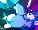  alien anthro belly big_belly big_breasts breasts canine demon female fujiyuuma mammal penetration pregnant simple_background tentacles whiterabbit95 zettairesu 