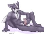  balls bashbl-ux canine erection male mammal muscular nintendo pecs penis solo star_fox video_games wolf wolf_o&#039;donnell 