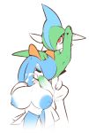  big_breasts breasts cum cum_in_mouth cum_inside cumshot duo ejaculation fellatio female gallade hi_res humanoid humanoid_on_humanoid kirlia male male/female nintendo nipples not_furry oral orgasm plantpenetrator pok&eacute;mon pok&eacute;mon_(species) pussy sex shiny_pok&eacute;mon video_games 