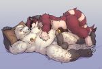  &lt;3 2018 aced anthro anthro_on_anthro avian balls beak belly belly_rubs big_penis bird blush claws cuddling cute dick_piercing digital_media_(artwork) dra duo egyptian erection expressive falcon feet fur genital_piercing gyrfalcon hair humanoid_penis love male male/male mammal musclegut muscular muscular_male nipple_piercing nipples nude overweight overweight_male pecs penis penis_piercing piercing procyonid raccoon romantic_couple simple_background slightly_chubby smile thick_thighs zangusuu 