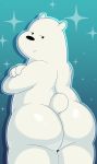  bear butt cartoon_network hi_res ice_bear jerseydevil male mammal polar_bear solo we_bare_bears 